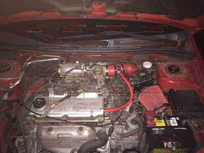 Short Ram Air Intake Kit For 2002-2007 Mitsubishi Lancer 2.0L L4 | Rtunes Racing | SI-MT-07RD