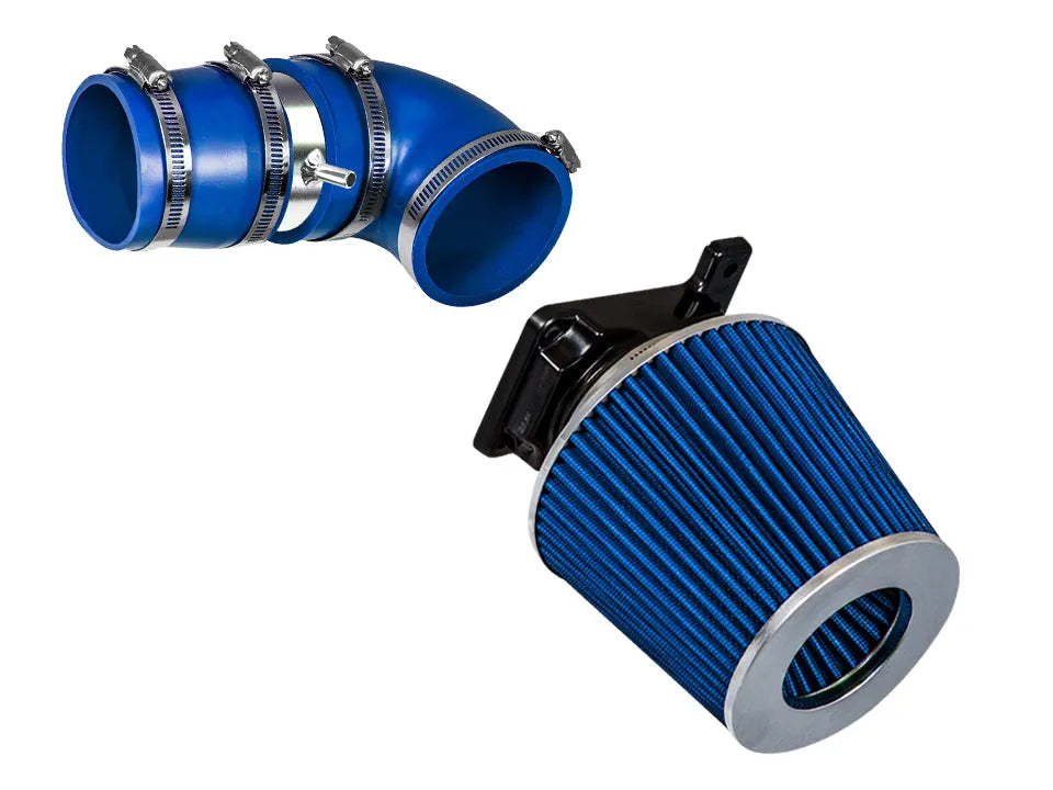 SI-MT-07 polished intake with blue filter