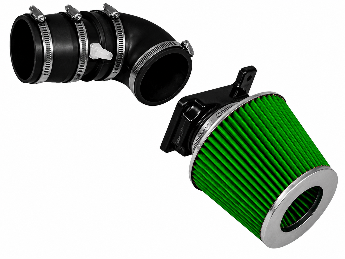 SI-MT-07 polished intake with green filter