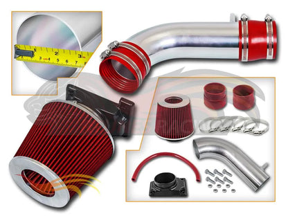Short Ram Air Intake Kit For 1992-2003 Mitsubishi Montero, Sport 3.0L V6 | Rtunes Racing | SI-MT-09RD