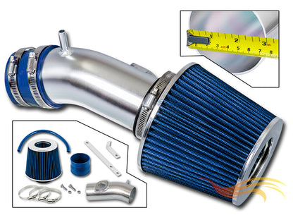 Parts included in the blue SI-MZ-07 short ram intake kit for 2014-2016 Mazda 3, Mazda 6 2.5L L4 – Rtunes Racing