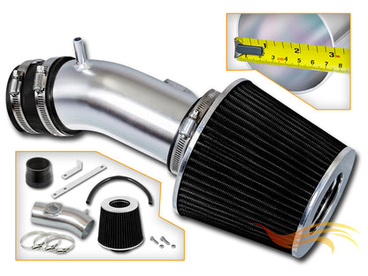 Parts included in the black SI-MZ-07 short ram intake kit for 2014-2016 Mazda 3, Mazda 6 2.5L L4 – Rtunes Racing