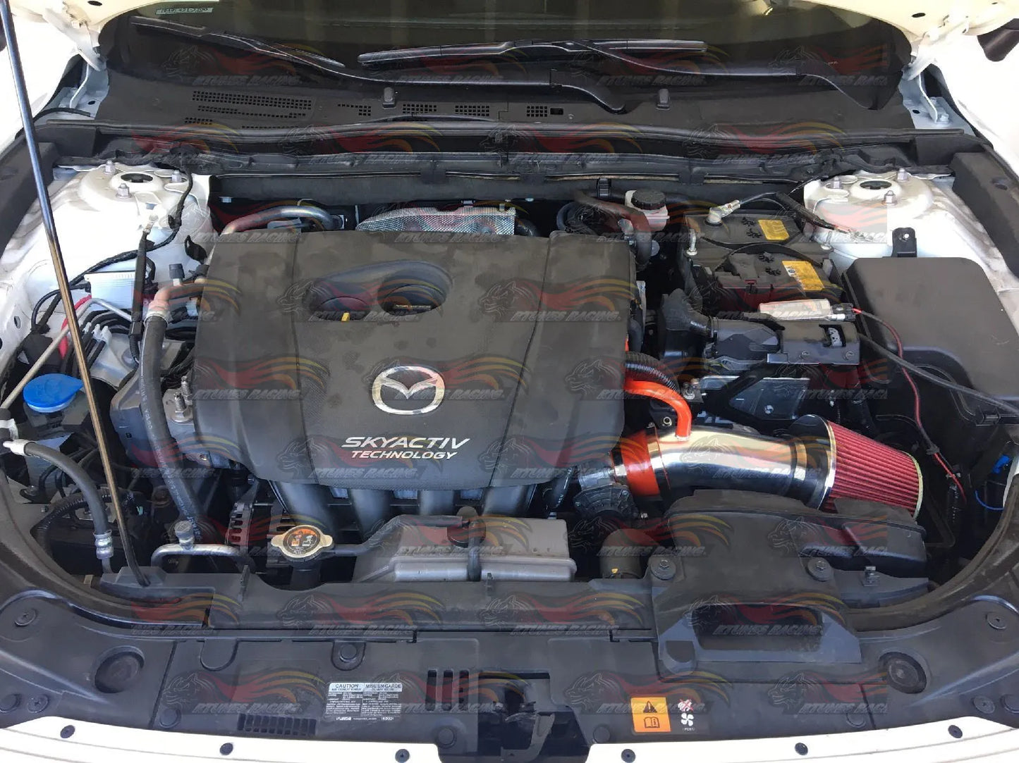 Short Ram Air Intake Kit For 2014-2016 Mazda 3, Mazda 6 2.5L L4 | Rtunes Racing | SI-MZ-07RD