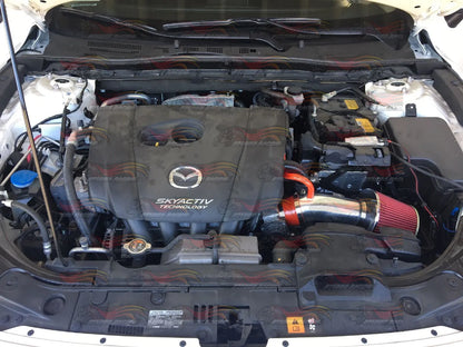 Short Ram Air Intake Kit For 2014-2016 Mazda 3, Mazda 6 2.5L L4 | Rtunes Racing | SI-MZ-07RD
