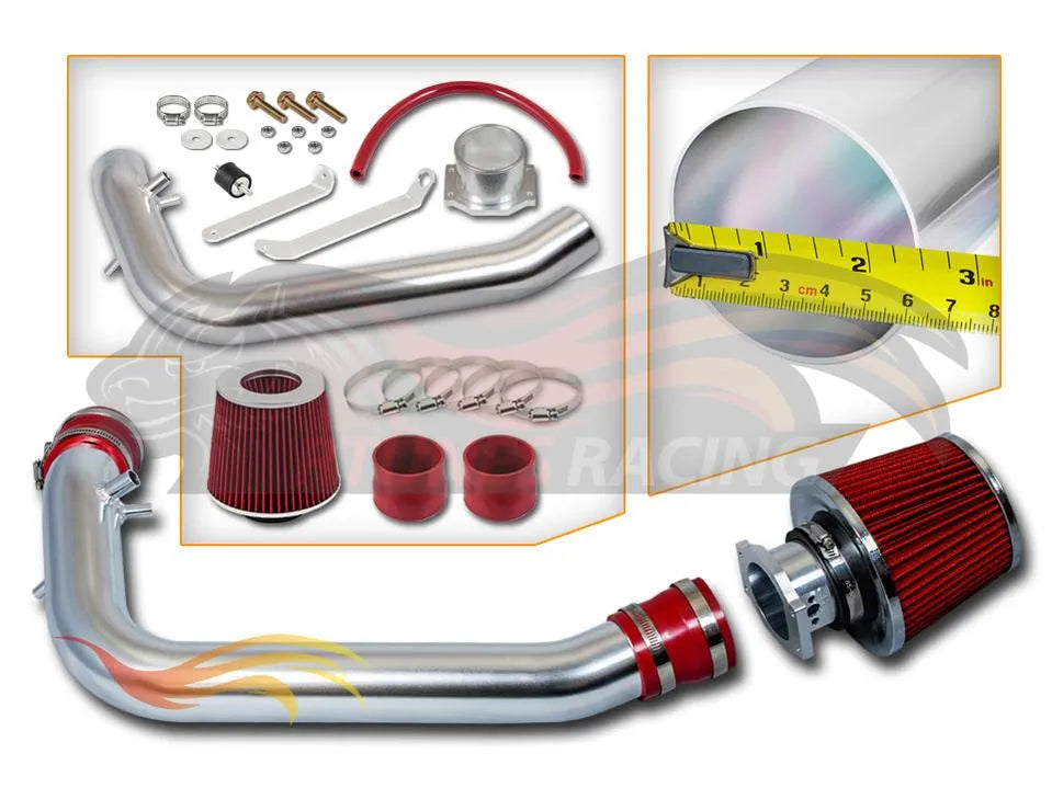 Short Ram Air Intake Kit For 1995-1998 Nissan 240Sx S14 2.4L | Rtunes Racing | SI-NS-02RD
