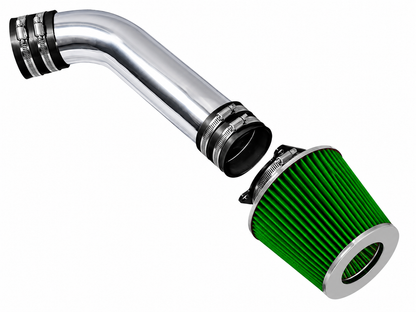 Short Ram Air Intake Kit For 2003-2006 Infiniti G35 3.5L V6 | Rtunes Racing | SI-NS-06 - Polished Green