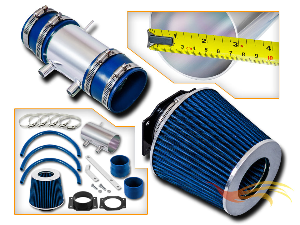 Short Ram Intake For 99-04 Nissan Frontier / Xterra V6 & Supercharged SI-NS-07BL