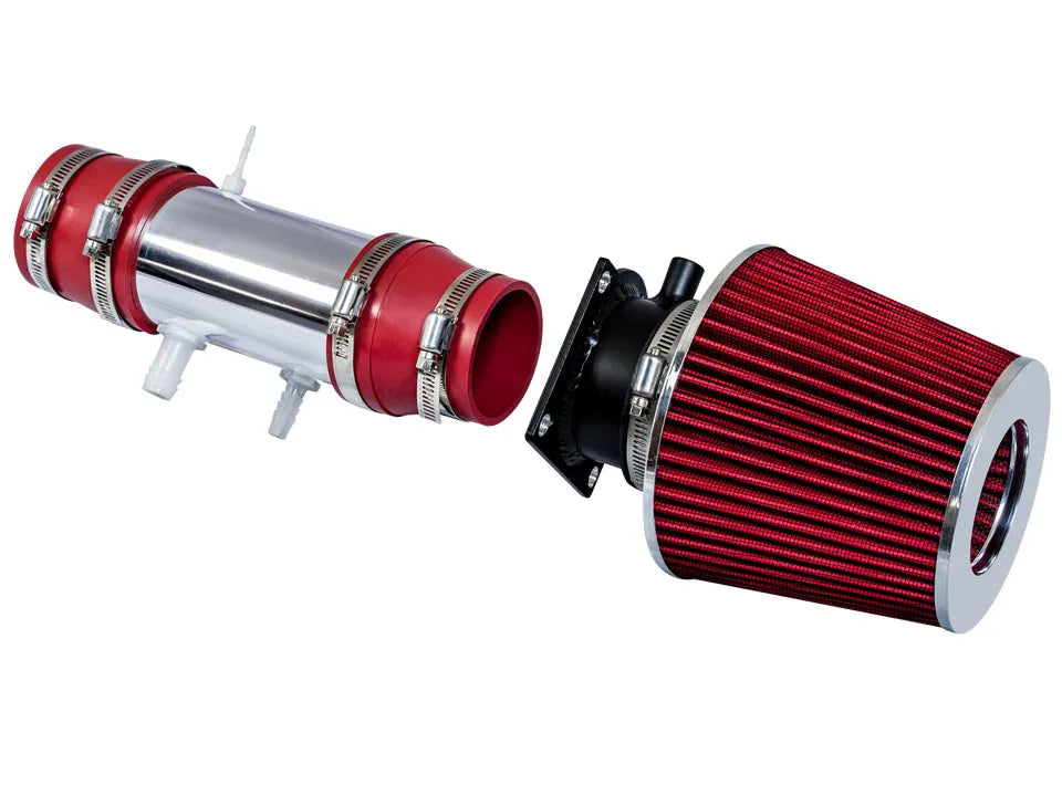 SI-NS-08 polished intake with red filter