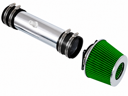 Short Ram Air Intake Kit For 2002-2006 Altima, 2003-2006 Murano 3.5L V6 | Rtunes Racing | SI-NS-09 - Polished Green