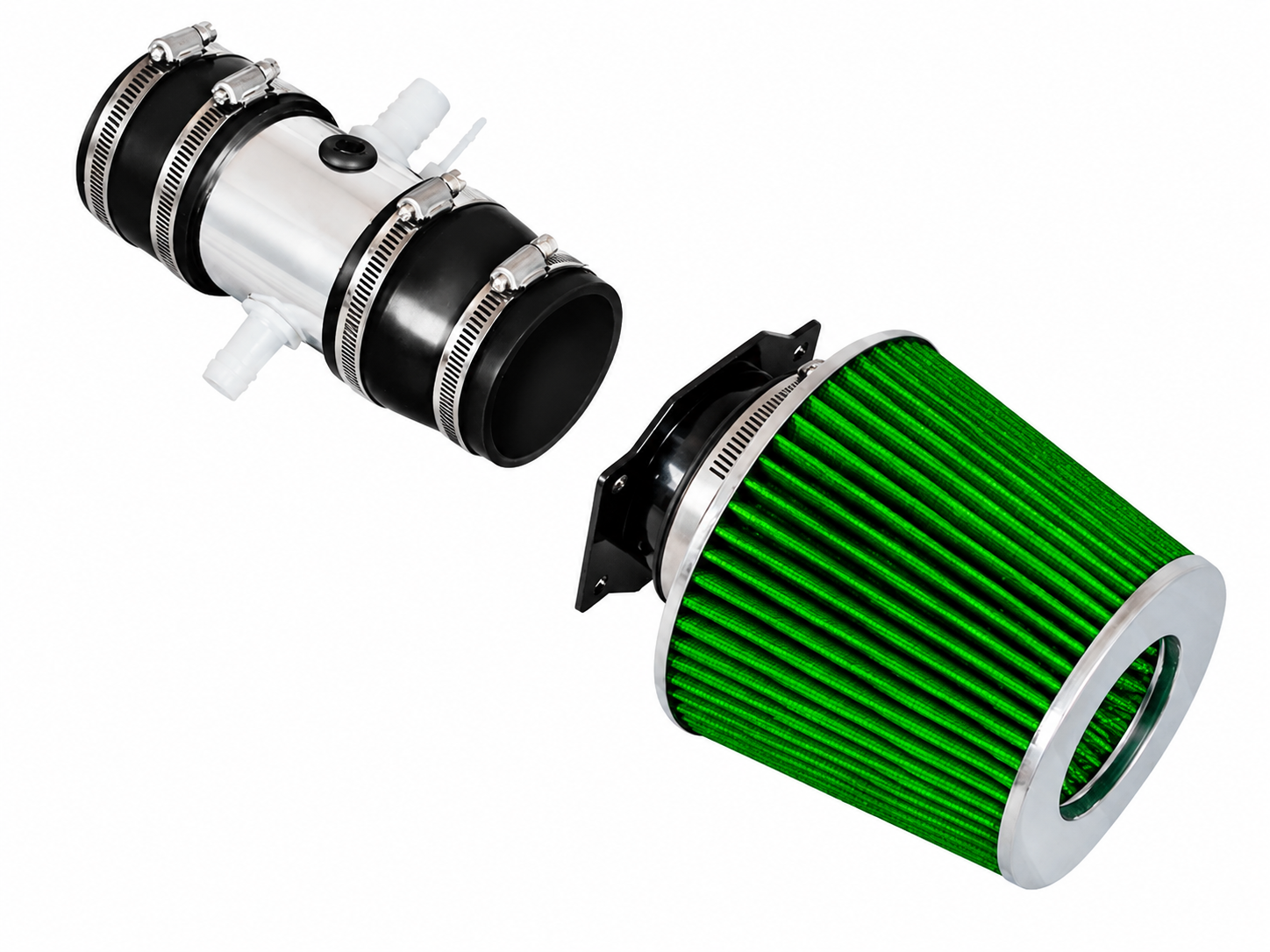 SI-NS-12 polished intake with green filter