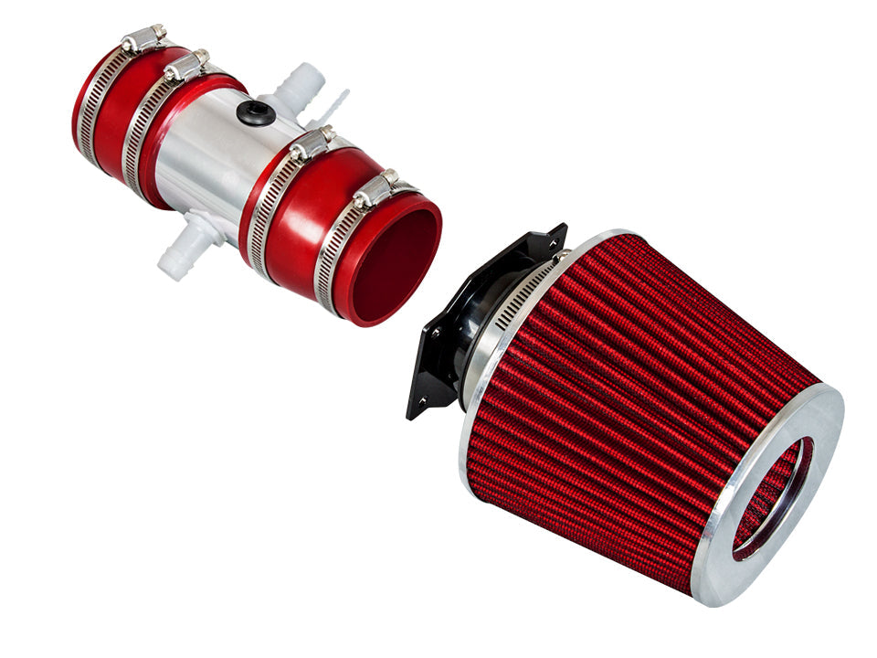 SI-NS-12 polished intake with red filter