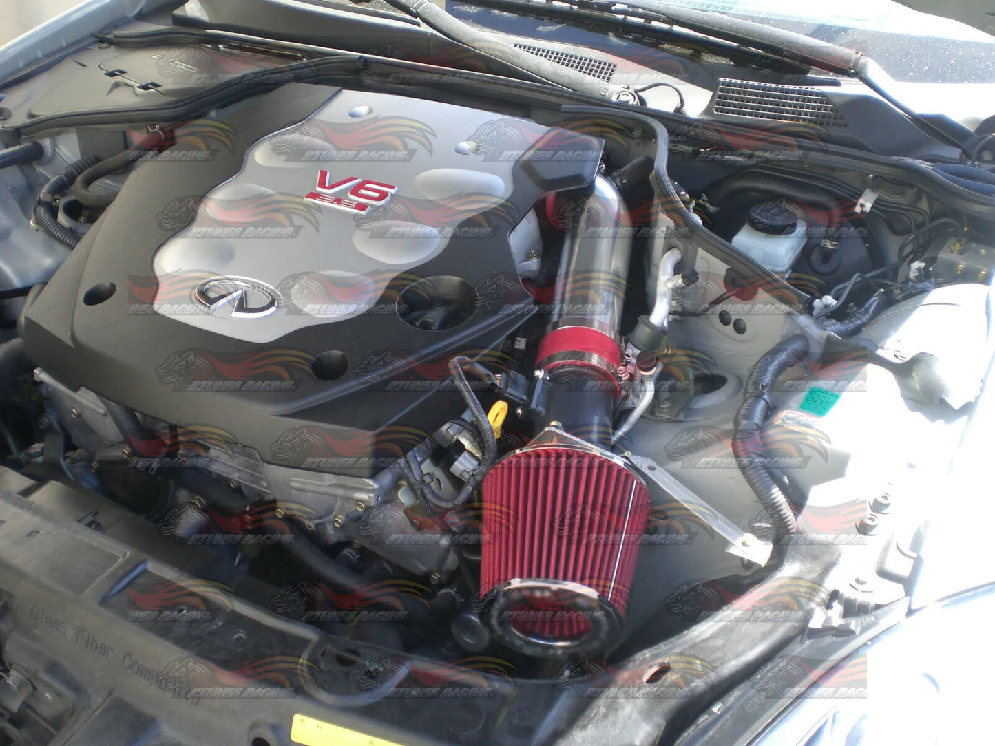 Short Ram Air Intake Kit For 2003-2006 Infiniti G35 3.5L V6 | Rtunes Racing | SI-NS-06CK
