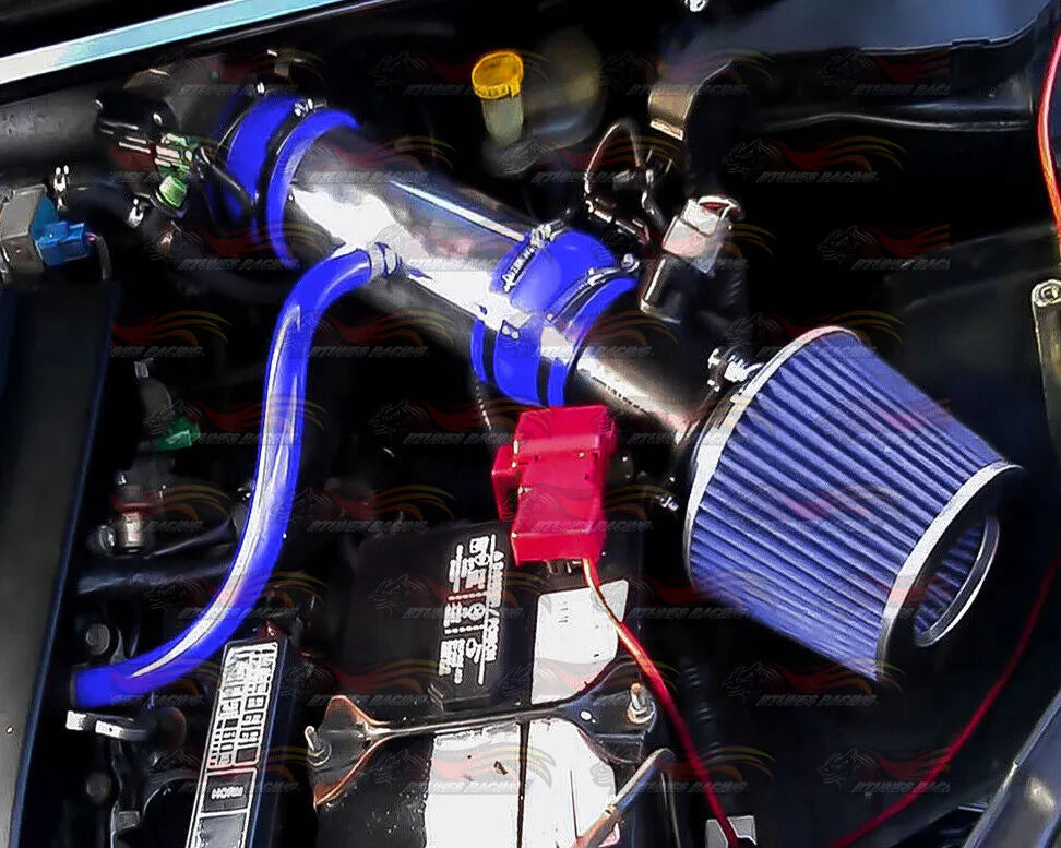 Short Ram Air Intake Kit For 2002-2006 Nissan Altima, 2003-2006 Murano 3.5L V6 | Rtunes Racing | SI-NS-09BL