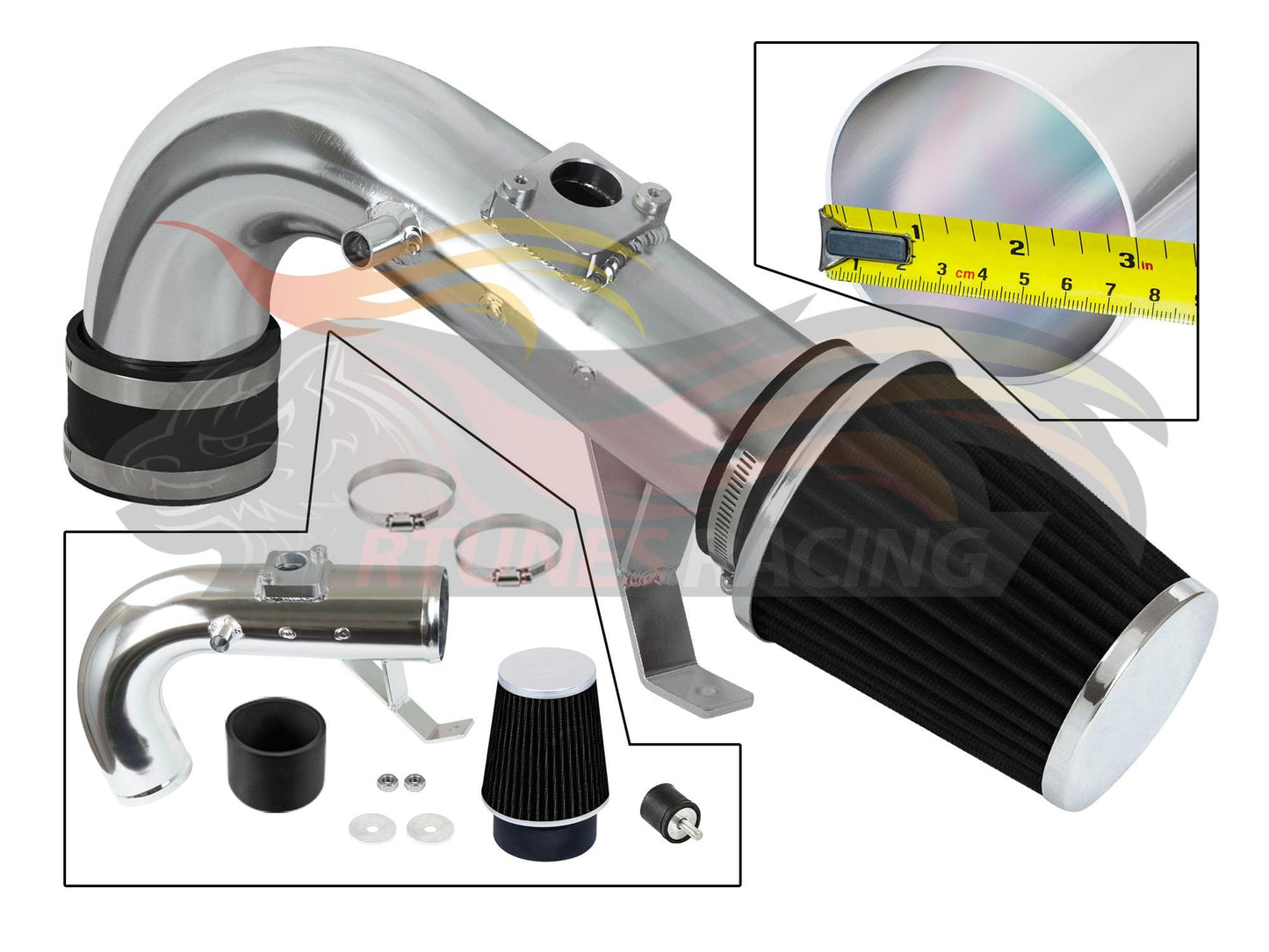 Short Ram Air Intake Kit For 2011-2016 Scion TC Coupe 2.5L L4 | Rtunes Racing | SI-SC-01CK