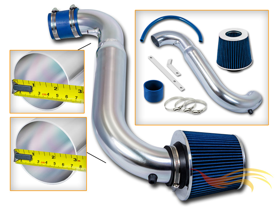 1991-2002 Saturn SL1, SC1, SW1, 1991-1999 SL2, SC2, SW2 1.9L Short Ram Air Intake Kit | Rtunes Racing | SI-ST-02