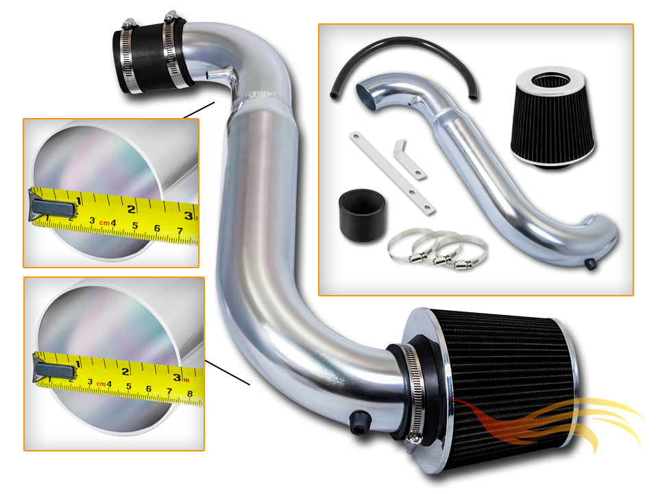 1991-2002 Saturn SL1, SC1, SW1, 1991-1999 SL2, SC2, SW2 1.9L Short Ram Air Intake Kit | Rtunes Racing | SI-ST-02