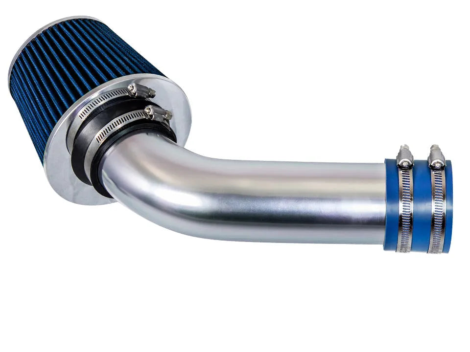SI-ST-03 polished intake with blue filter