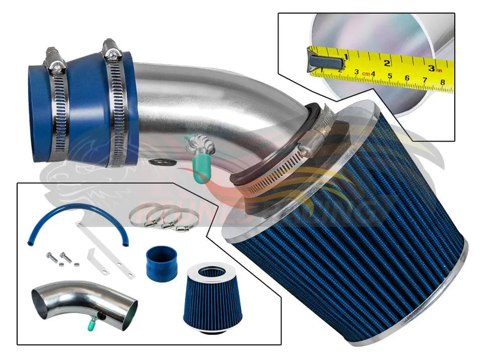 Short Ram Air Intake Kit For 1990-1997 Toyota Corolla 1.8L I4 | Rtunes Racing | SI-TY-01BL