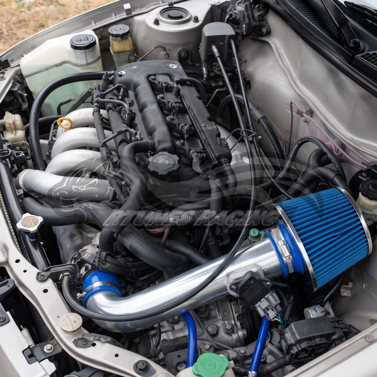 2000-2002 Toyota Corolla 1.8L Short Ram Air Intake Kit | Rtunes Racing | SI-TY-02