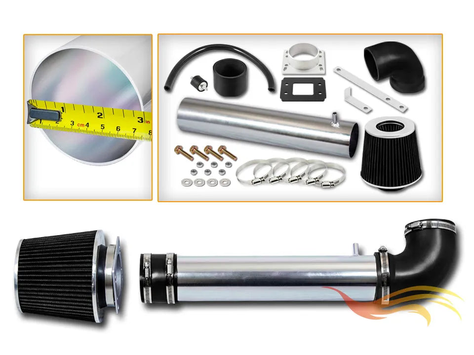 Short Ram Air Intake Kit For 1988-1995 Toyota 4Runner /Pickup/T100 2.4L | Rtunes Racing | SI-TY-08CK