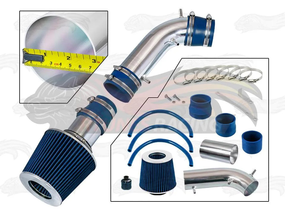Short Ram Air Intake Kit For 1996-1998 Toyota 4Runner, 1995-1998 T100, Tacoma 3.4L V6 | Rtunes Racing | SI-TY-13BL