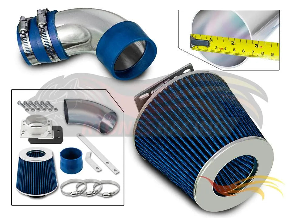 Short Ram Air Intake Kit For 1986-1989 Toyota Celica 2.0L Non-Turbo | Rtunes Racing | SI-TY-15BL