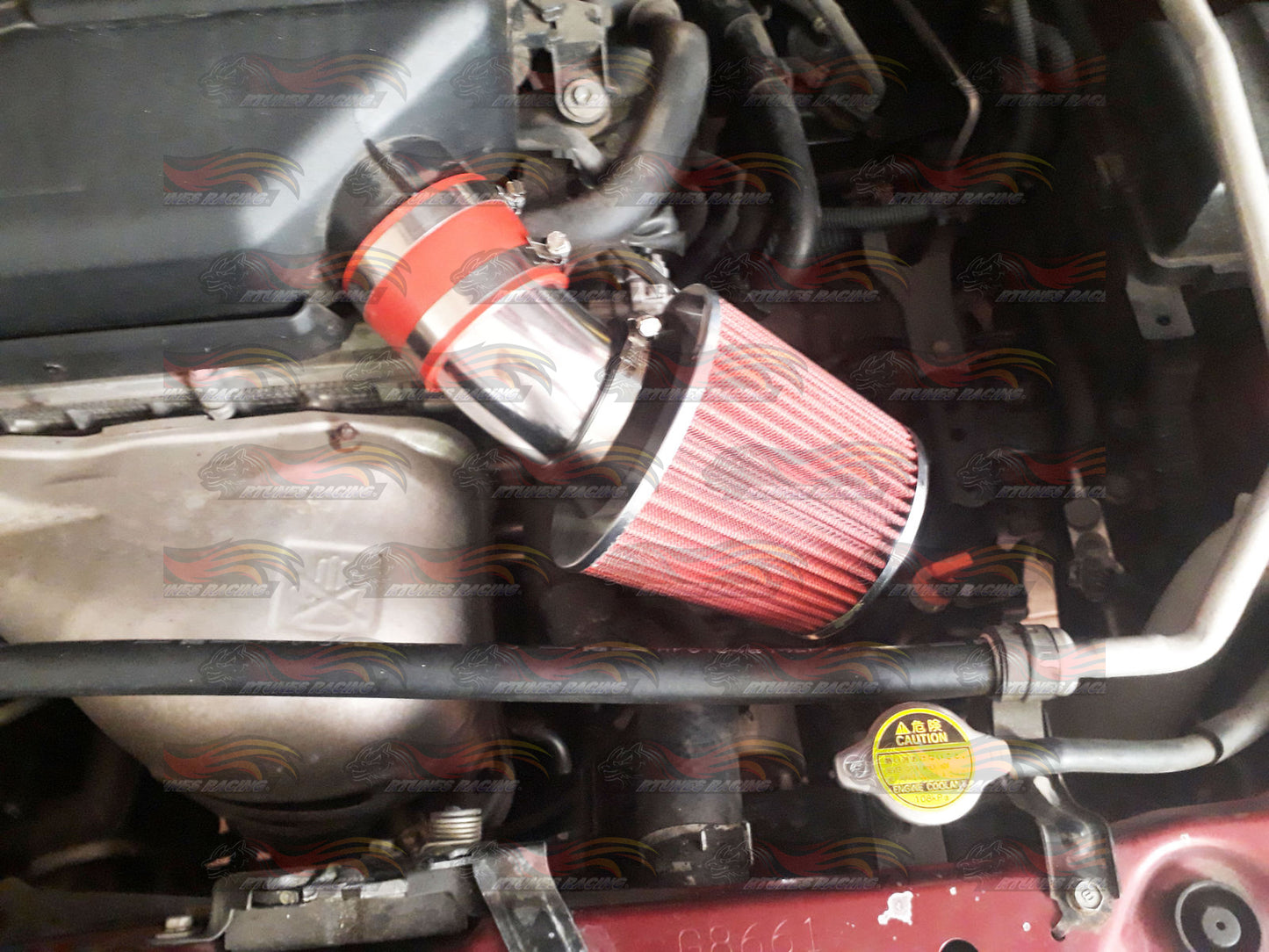 Short Ram Air Intake Kit For 2000-2003 Toyota Rav4 2.0L L4, 2004-2005 Toyota Rav4 2.4L L4 | Rtunes Racing | SI-TY-12CK