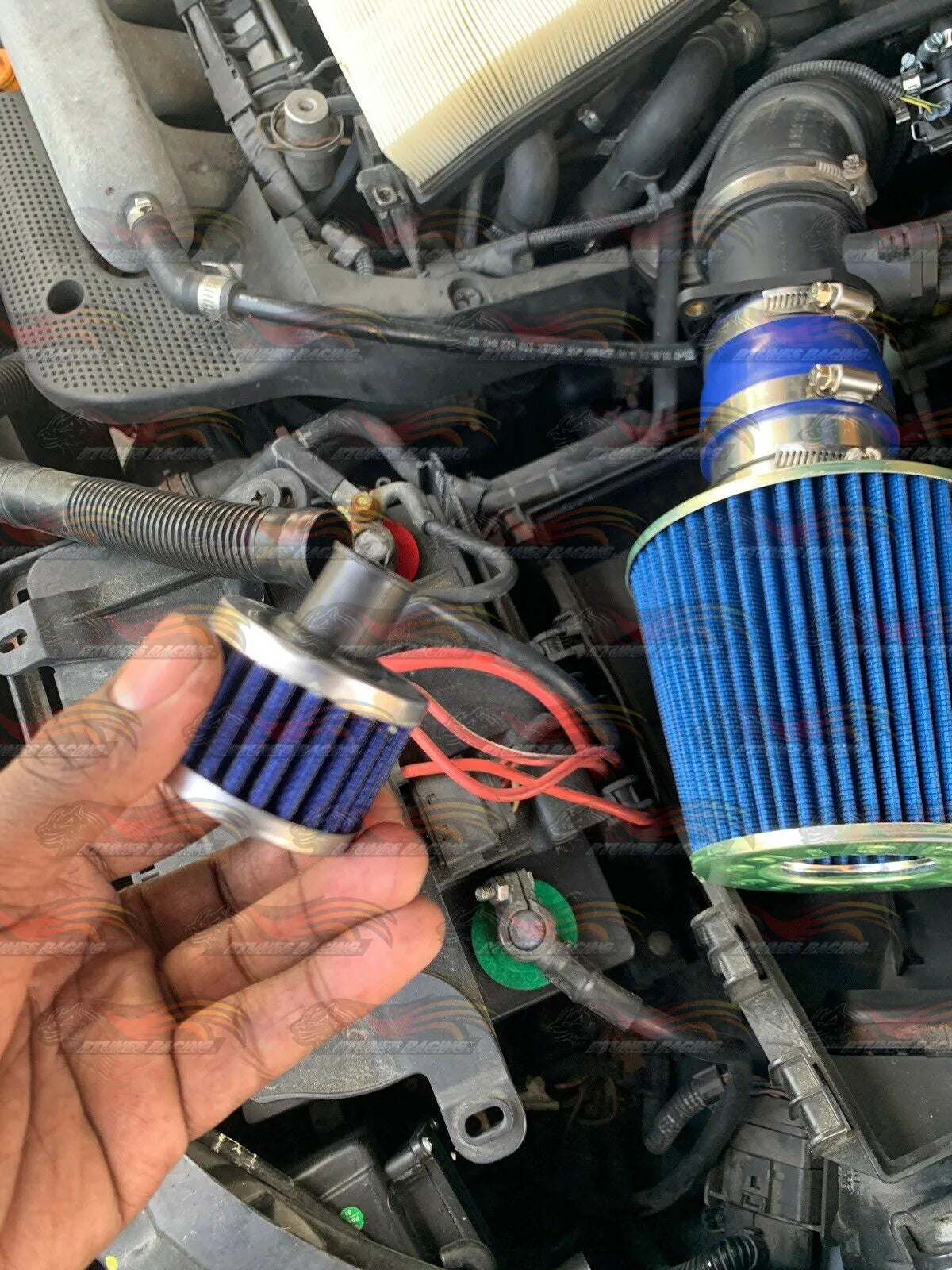 Short Ram Air Intake Kit For 1999-2004 VW Golf, VW Jetta, GTI 1.8T/2.0L/Vr6 | Rtunes Racing | SI-VW-04RD