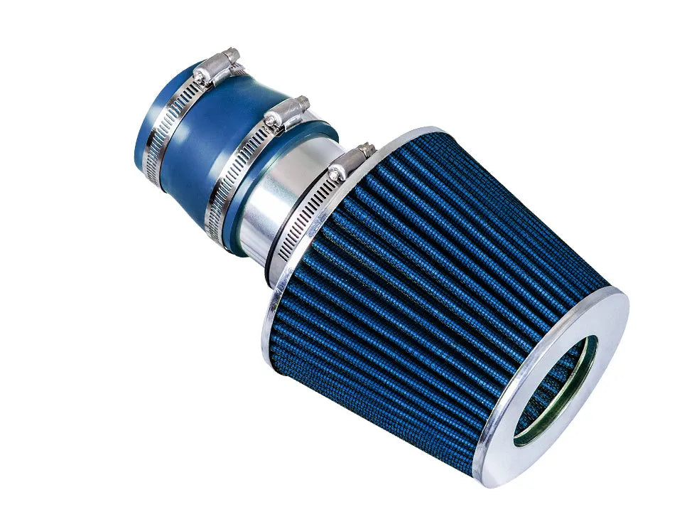 SI-VW-04 polished intake with blue filter