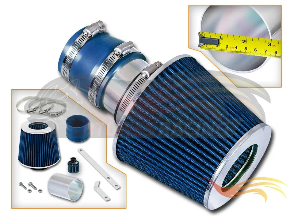 Short Ram Air Intake Kit For 1999-2004 VW Golf, VW Jetta, GTI 1.8T/2.0L/Vr6 | Rtunes Racing | SI-VW-04BL