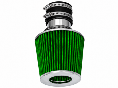 SI-VW-05 polished intake with green filter