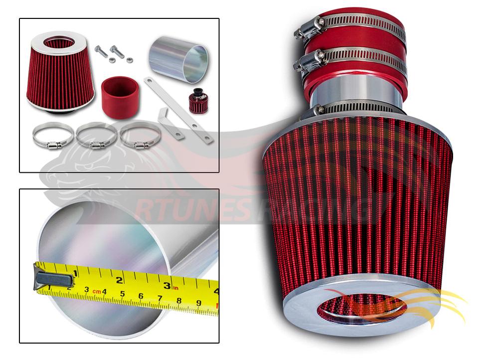 Short Ram Air Intake Kit For 1993-1998 VW Jetta, VW Passat, VW Golf 2.8L V6, 1992-1994 VW Corrado 2.8L V6 GLX, GTI, VR6, MK3, A3, SLC | Rtunes Racing | SI-VW-05RD