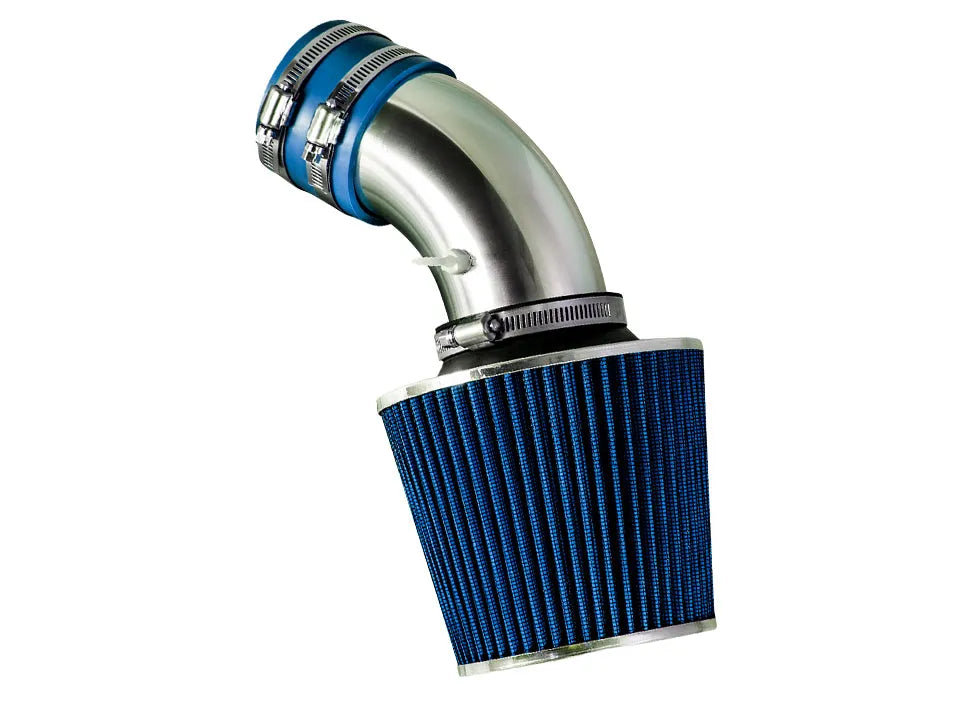SI-VW-06 polished intake with blue filter
