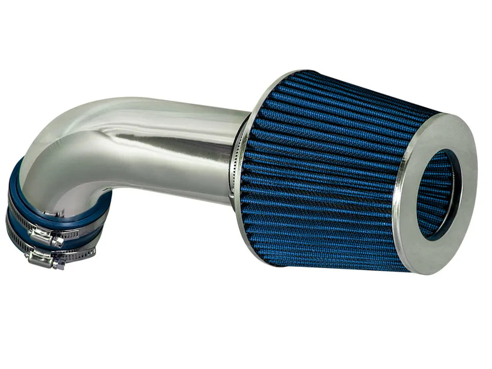 SI-VW-08 polished intake with blue filter