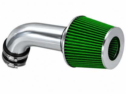 Short Ram Air Intake Kit For 2006-2008 Audi A3 2.0L L4 Turbo | Rtunes Racing | SI-VW-08 - Polished Green