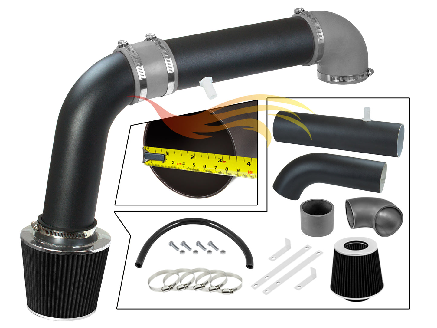Cold Air Intake Kit For 2009-2017 Dodge Ram 5.7L V8 | Rtunes Racing | WCI-DG-13GYB