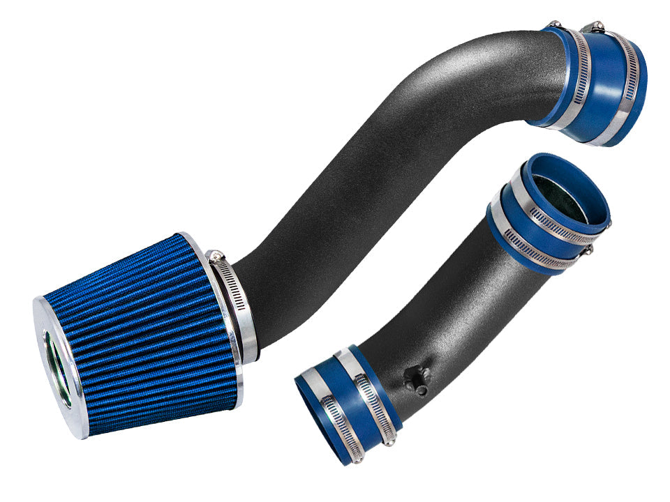 Cold air intake kit for 1990-1997 Ford Thunderbird 3.8L N/A, blue with matte black pipe – Rtunes Racing CI-FD-17
