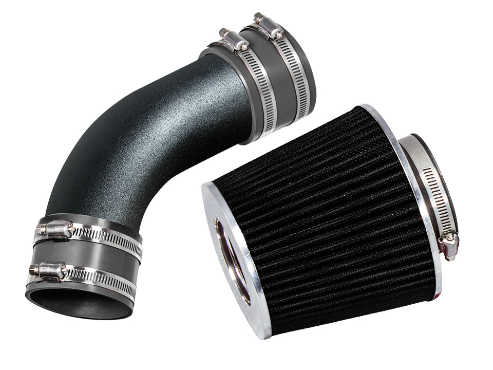 Rtunes Racing WSI-AD-02 matte black pipe short ram air intake, Gray