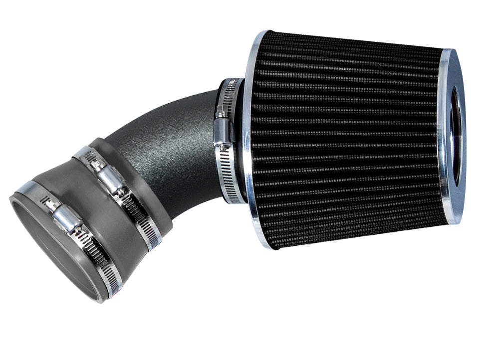 Rtunes Racing WSI-BM-02 matte black pipe short ram air intake, Gray