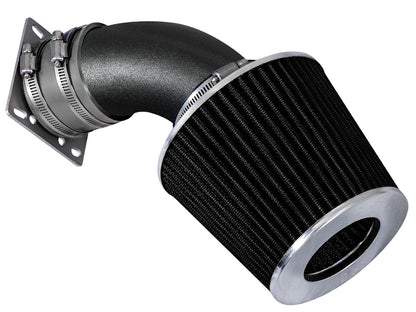 Rtunes Racing WSI-BM-04 matte black pipe short ram air intake, Gray