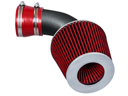 Rtunes Racing WSI-BU-01 matte black pipe short ram air intake, Red