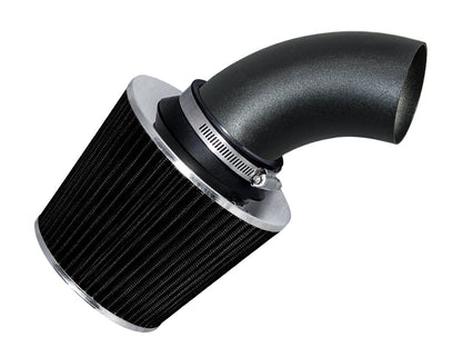 Rtunes Racing WSI-CD-02 matte black pipe short ram air intake, Gray