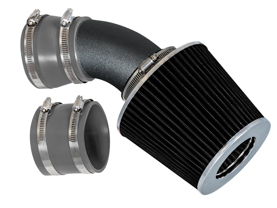 Rtunes Racing WSI-CD-03 matte black pipe short ram air intake, Gray