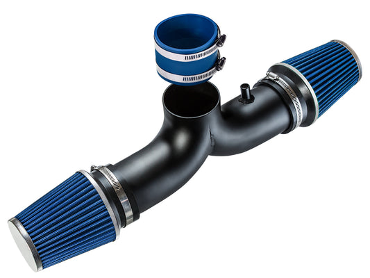 Short Ram Air Intake Kit For 1997-2000 Chevy Corvette C5 5.7L V8 (With 2 Filters) | Rtunes Racing | WSI-CH-02BLB-9700