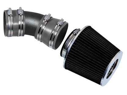 Rtunes Racing WSI-CH-07 matte black pipe short ram air intake, Gray