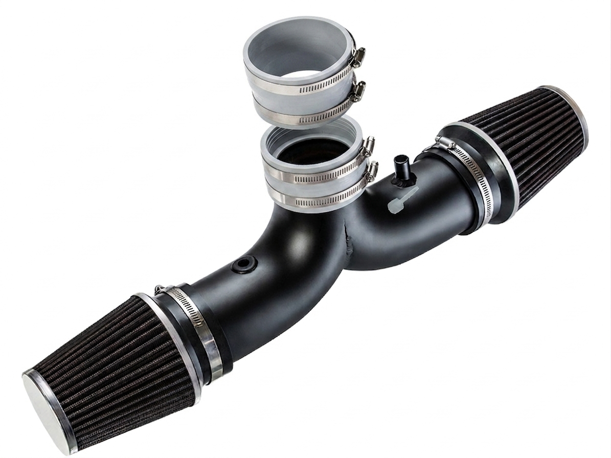 Short Ram Air Intake Kit For 1994-1996 Chevy Impala SS/Caprice (2 Filter) | Rtunes Racing | WSI-CH-08GYB
