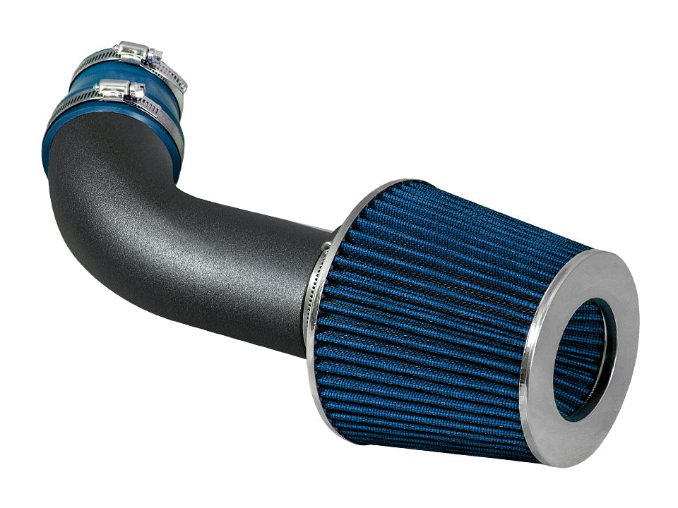 Rtunes Racing WSI-CH-13 matte black pipe short ram air intake, Blue