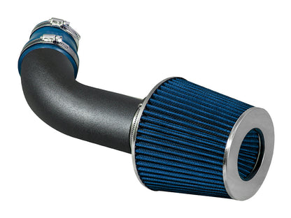 Rtunes Racing WSI-CH-13 matte black pipe short ram air intake, Blue