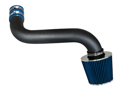 Rtunes Racing WSI-CH-18 matte black pipe short ram air intake, Blue