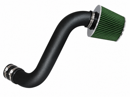 Rtunes Racing WSI-CH-18 matte black pipe short ram air intake, Green